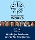 NEW HAVEN WORKS 2014 ANNUAL REPORT. Works for business. Works for New Haven. 1