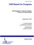 FDA Regulation of Tobacco Products: A Policy and Legal Analysis