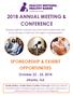 2018 ANNUAL MEETING & CONFERENCE