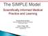 The SIMPLE Model. Scientifically Informed Medical Practice and Learning