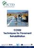 CC032 Techniques for Pavement Rehabilitation