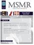 msmr MEDICAL SURVEILLANCE MONTHLY REPORT INSIDE THIS ISSUE: A publication of the Armed Forces Health Surveillance Center Summary tables and figures