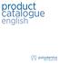 product catalogue english