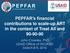 PEPFAR s financial contributions to scale-up ART in the context of Treat All and John Crowley, PhD USAID Office of HIV/AIDS March 8-9, 2016