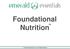 Foundational Nutrition. Emerald Essentials Inc All Rights Reserved