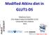 Modified Atkins diet in GLUT1-DS. Stéphane Auvin CHU Robert-Debré & INSERM U1141 Université Paris-Diderot Paris