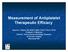 Measurement of Antiplatelet Therapeutic Efficacy