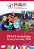 PKAVS Newsletter. Spring/Summer