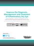 Improve the Diagnosis, Management and Treatment of Inflammatory Dry Eye