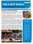 FOR A JUST WORLD. Country Newsletter: Sierra Leone. The Move Towards Integration. In This Issue