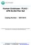 Human Urokinase / PLAU / UPA ELISA Pair Set