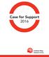 Case for Support 2016