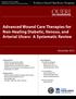 Advanced Wound Care Therapies for Non-Healing Diabetic, Venous, and Arterial Ulcers: A Systematic Review