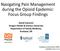 Navigating Pain Management during the Opioid Epidemic: Focus Group Findings
