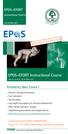 EPOS-EFORT Instructional Course. Paediatrics: Basic Course I. Workshops / Case discussion. Instructional Course