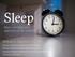 Sleep. Basic concepts and applications for athletes. Michael A. Grandner PhD MTR