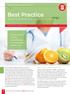 Best Practice. Body Mass Index and Nutrition Screening. How to properly use BMI measurements for appropriate nutrition care NUTRITION CONNECTION