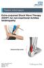 Extra-corporeal Shock Wave Therapy (ESWT) for non-insertional Achilles tendinopathy Inflamed Achilles tendon