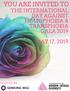 YOU ARE INVITED TO HOMOPHOBIA & GALA 2019 MAY 17, 2019 HOSTED BY
