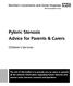 Pyloric Stenosis Advice for Parents & Carers