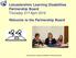 Thursday 21 st April Welcome to the Partnership Board. Leicestershire Learning Disabilities Partnership Board
