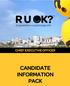 CHIEF EXECUTIVE OFFICER CANDIDATE INFORMATION PACK