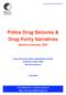 Police Drug Seizures & Drug Purity Narratives