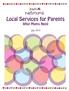 Local Services for Parents