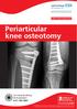 Periarticular knee osteotomy