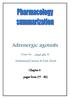 Adrenergic agonists. Chapter 6 pages from (77-82) Done by : & سالي ابورمان. Mohammad Jomaa & Zaid Abadi