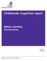 Childminder inspection report. Aitken, Dorothy Dunfermline