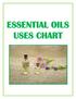 ESSENTIAL OILS USES CHART