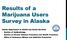 Results of a Marijuana Users Survey in Alaska