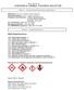 GHS Classifications. Pictograms or Hazard symbols and Hazard statement. Signal Word: Danger!