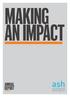 MAKING AN IMPACT ANNUAL REPORT