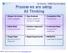 Process we are using: A3 Thinking
