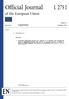 Official Journal of the European Union L 275 I. Legislation. Non-legislative acts. Volume November English edition. Contents DECISIONS