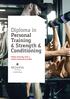 Diploma in Personal Training & Strength & Conditioning. Online learning with a world-renowned provider