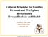 Cultural Principles for Guiding Personal and Workplace Performance Toward Holism and Health