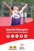 Special Olympics HEALTHY LIVING FOR FAMILIES