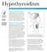 Hypothyroidism. National Endocrine and Metabolic Diseases Information Service