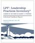 LPI : Leadership Practices Inventory