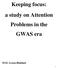 Keeping focus: a study on Attention Problems in the GWAS era