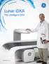 Lunar idxa. The intelligent DXA. gehealthcare.com