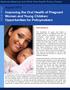 Improving the Oral Health of Pregnant Women and Young Children: Opportunities for Policymakers