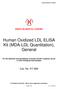Human Oxidized LDL ELISA Kit (MDA-LDL Quantitation), General