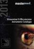 Vitreoretinal & Microincision Instruments Catalogue