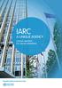 IARC A UNIQUE AGENCY. Cancer research for cancer prevention