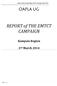REPORT of THE EMTCT CAMPAIGN