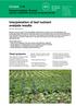 Interpretation of leaf nutrient analysis results